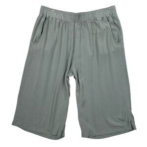 Sound/Style Khaki Olive Pull-On Capri Pants Size XL